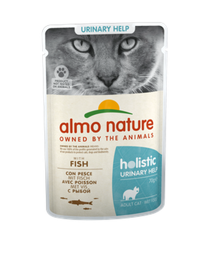 HOLISTIC FUNCTIONAL URINARY HELP CATS 30X70 G WITH FISH