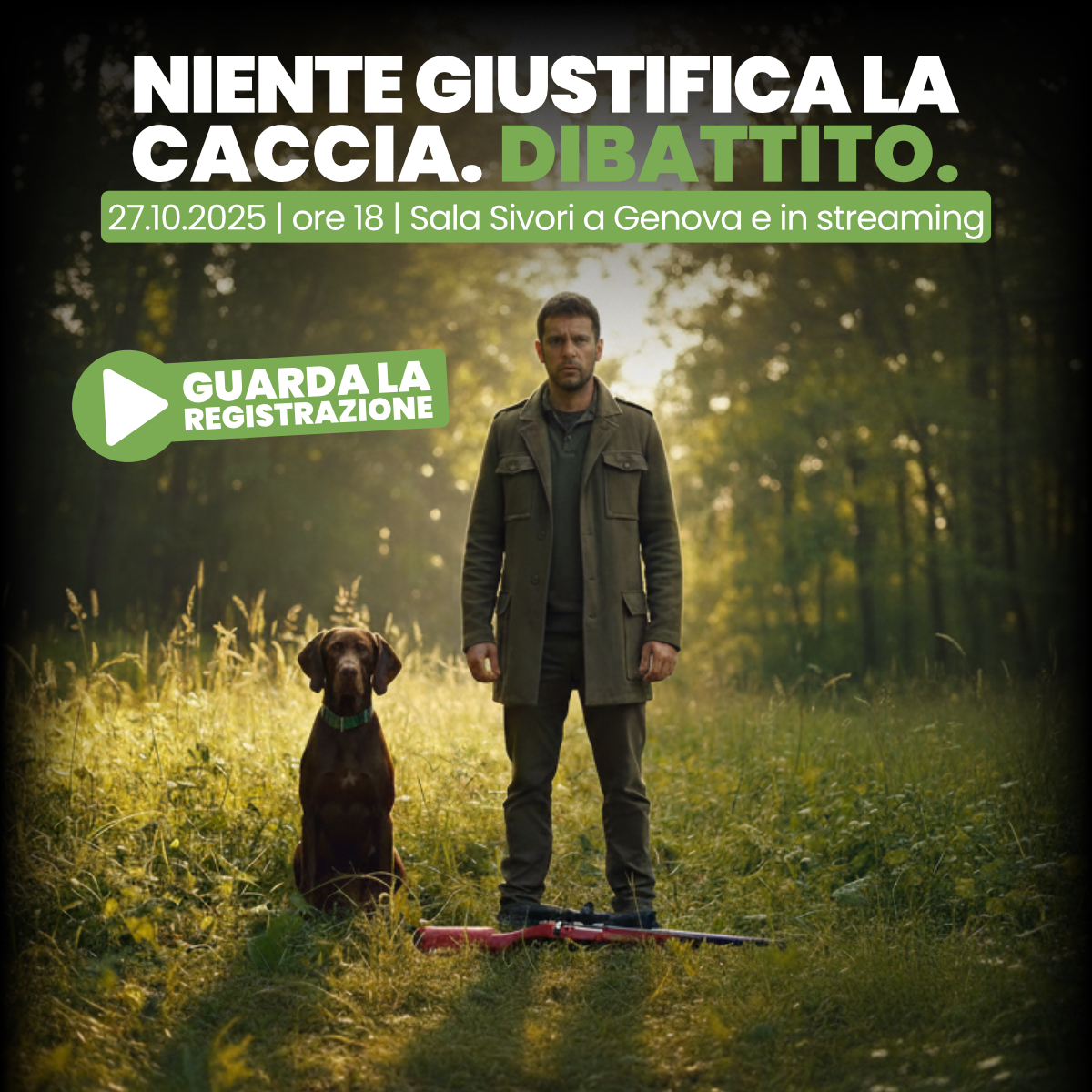 NIENTE GIUSTIFICA LA CACCIA. DIBATTITO.