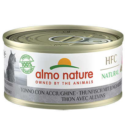 HFC NATURAL CATS 24X70 G TUNA WITH WHITE BAIT