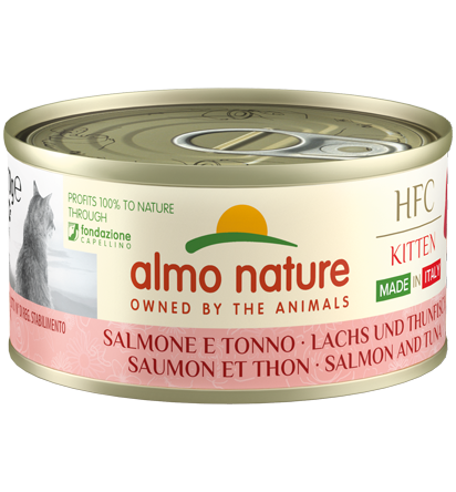 HFC COMPLETE CATS MADE IN ITALY M 24X70 G KITTEN - SALMON AND TUNA