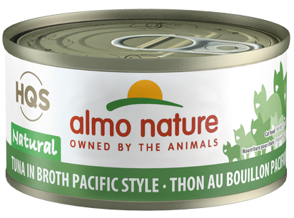 HQS NATURAL CAT 24X70 G TUNA IN BROTH PACIFIC STYLE