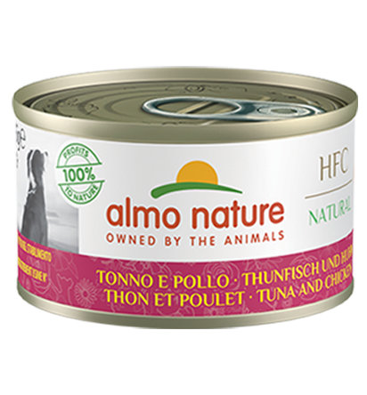 HFC NATURAL DOGS 24X95 G WITH TUNA AND CHICKEN