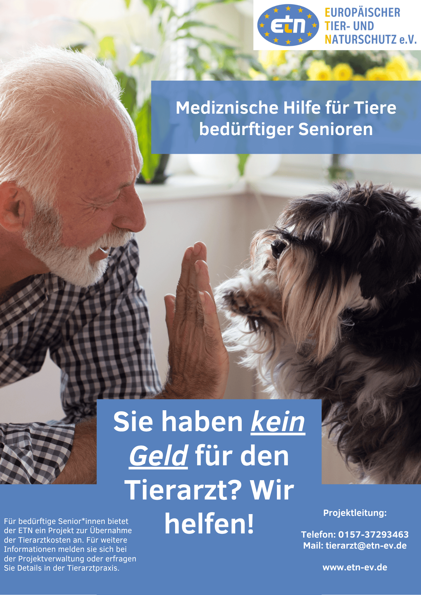 Image for Medizinische Hilfe für Tiere bedürftiger Senioren