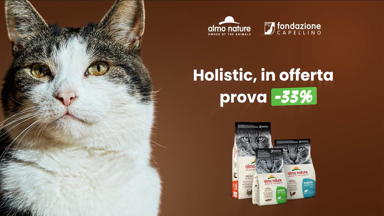 Offerta - 33% crocchette Holistic gatto. Preparate con carne o pesce fresco